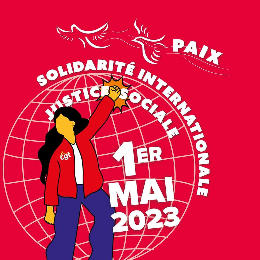 1er mai 2023 unitaire et populaire pour le retrait UD CGT Isère 38